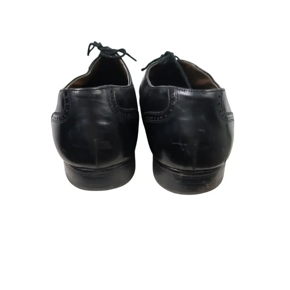 Bally of Switzerland Men's Black Leather Lace-Up Loafers Dress Shoes 8